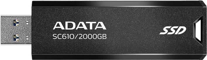 ADATA SC610 USB-Stick 2 TB USB Typ-A 3.2 Gen 2 (3.1 Gen 2) Schwarz (SC610-2000G-CBK/RD)