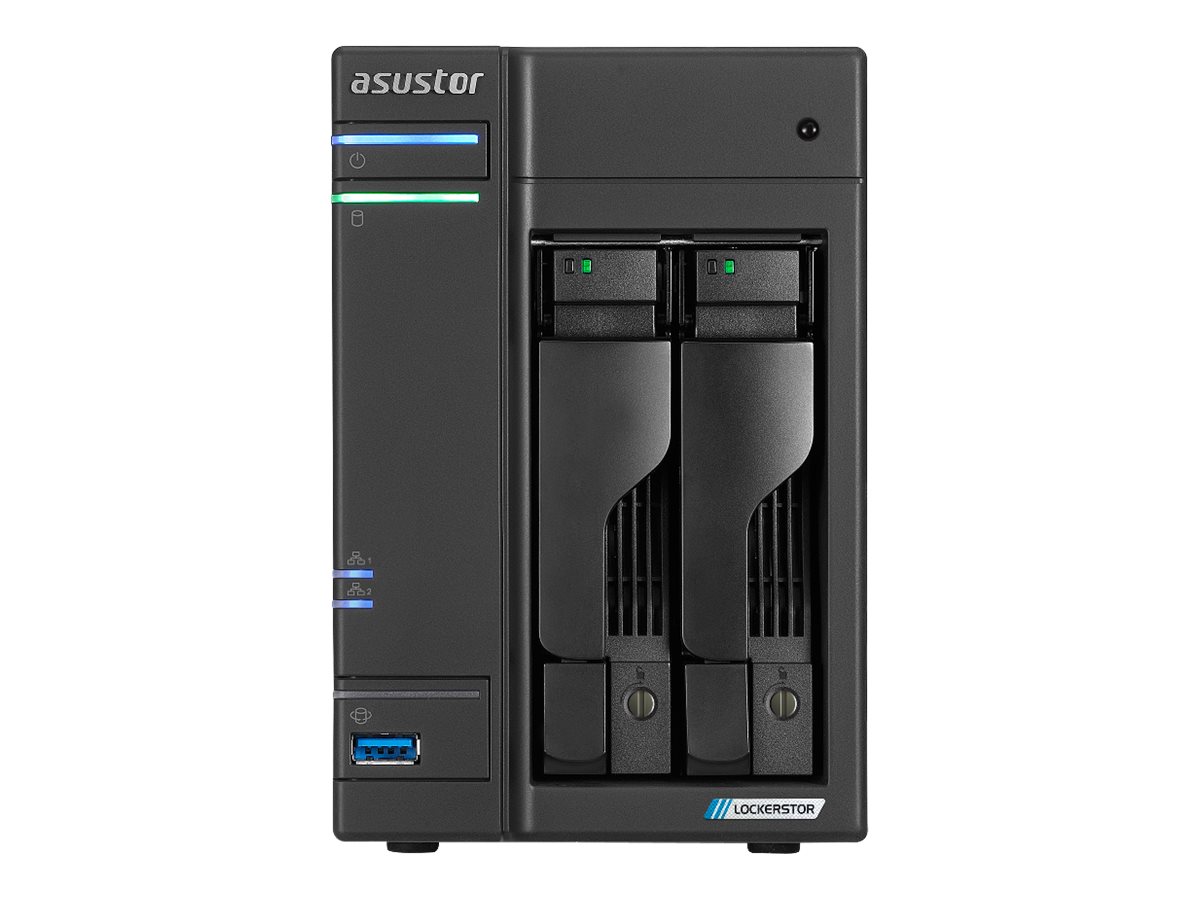 ASUSTOR Lockerstor AS6702T V2 2-Bay NAS-Server 4 GB RAM