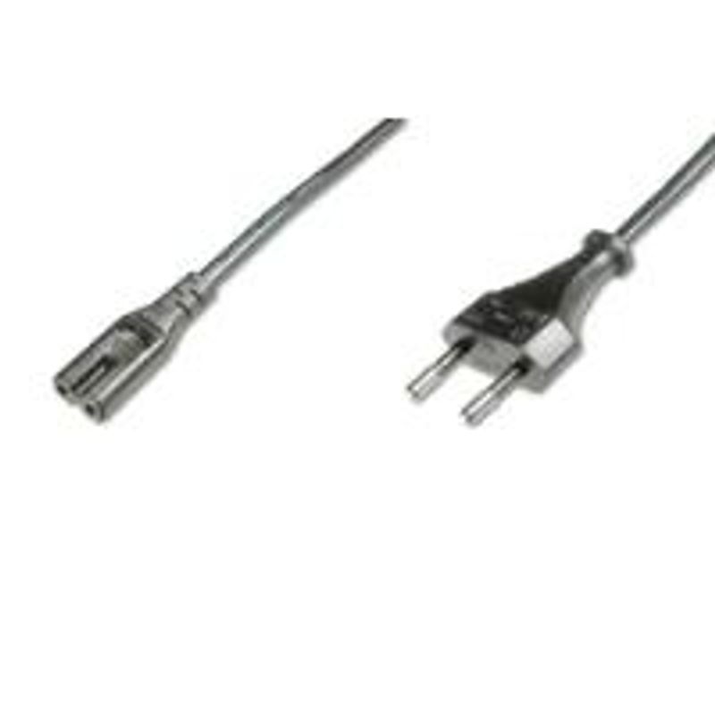 Assmann/Digitus POWER CORD EURO C7 M/F 1.8M Dieses Netzkabel, auch MOON BOOT 茶色IT42-44