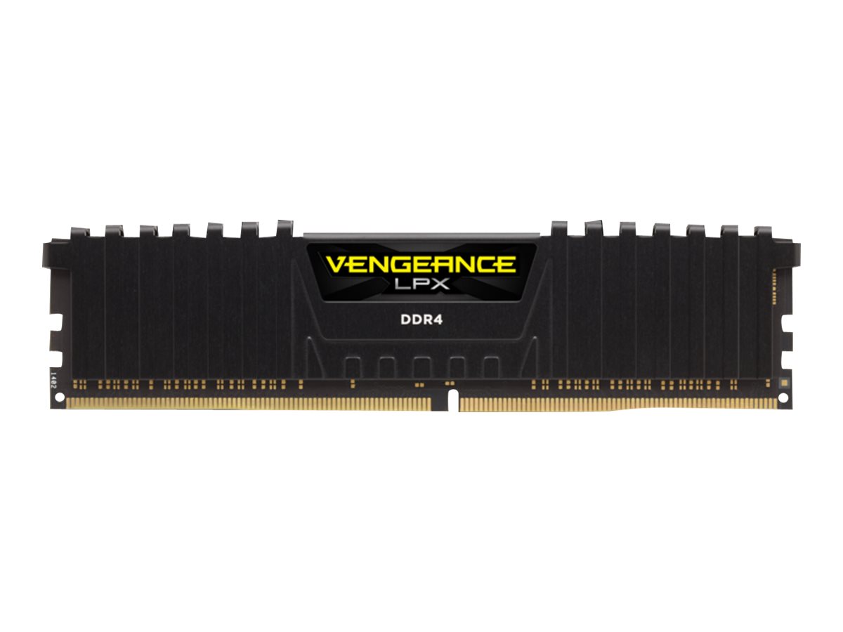 Corsair Vengeance LPX 16 GB RAM DDR4 2400 MHz CL14 DIMM Kit Schwarz