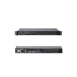 Supermicro SuperServer 5015A-L 1U Server, Intel Atom 230, 1,6 GHz, 2 GB RAM, Schwarz