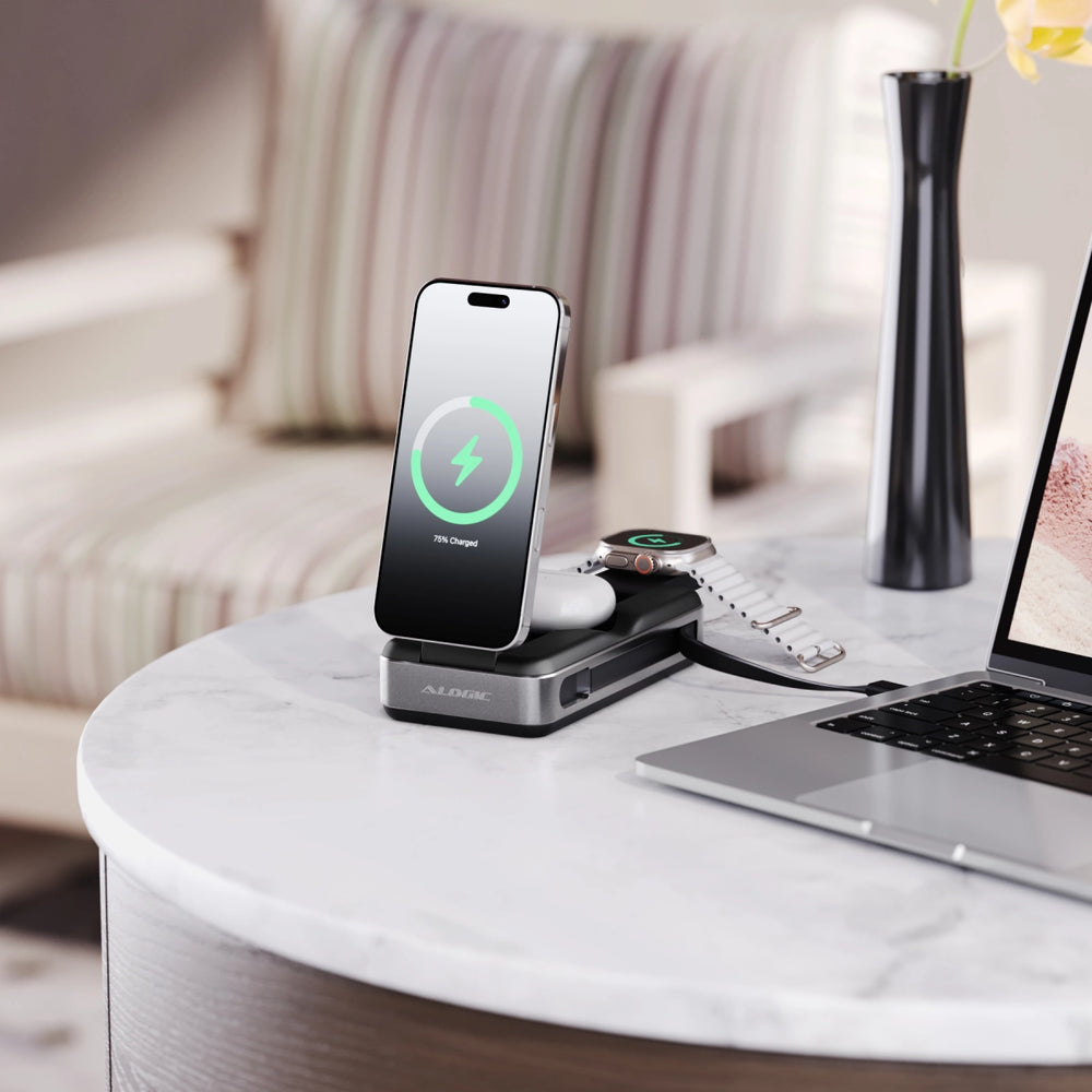 Alogic Roam 6-in-1 Powerbank 21000 mAh 100 W Schwarz