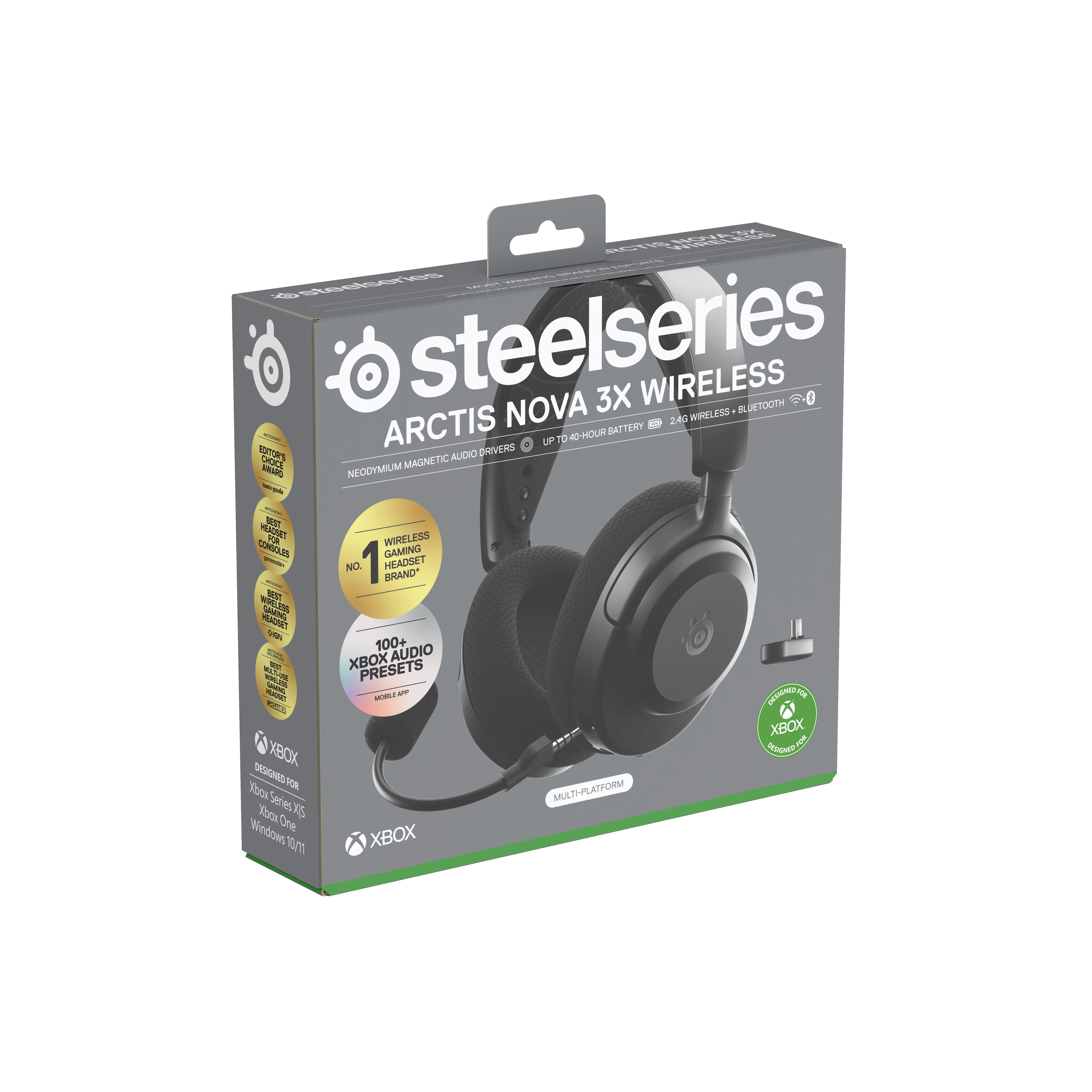 SteelSeries Arctis Nova 3X Wireless Headset für Xbox Stereo Schwarz