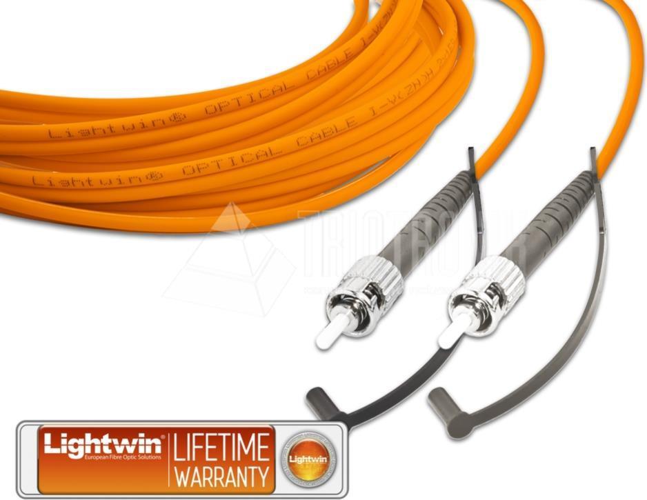 Lightwin High Quality Simplex LWL Patchkabel, MM OM2, ST - ST LWL Patchkabel (LSP-50 ST-ST 10.0)