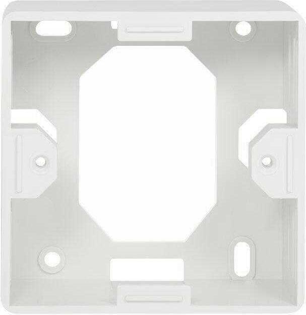 IT-BUDGET Aufputzgehäuse für Unterputz-Datendosen - signalweiß (90ITBAG9003)