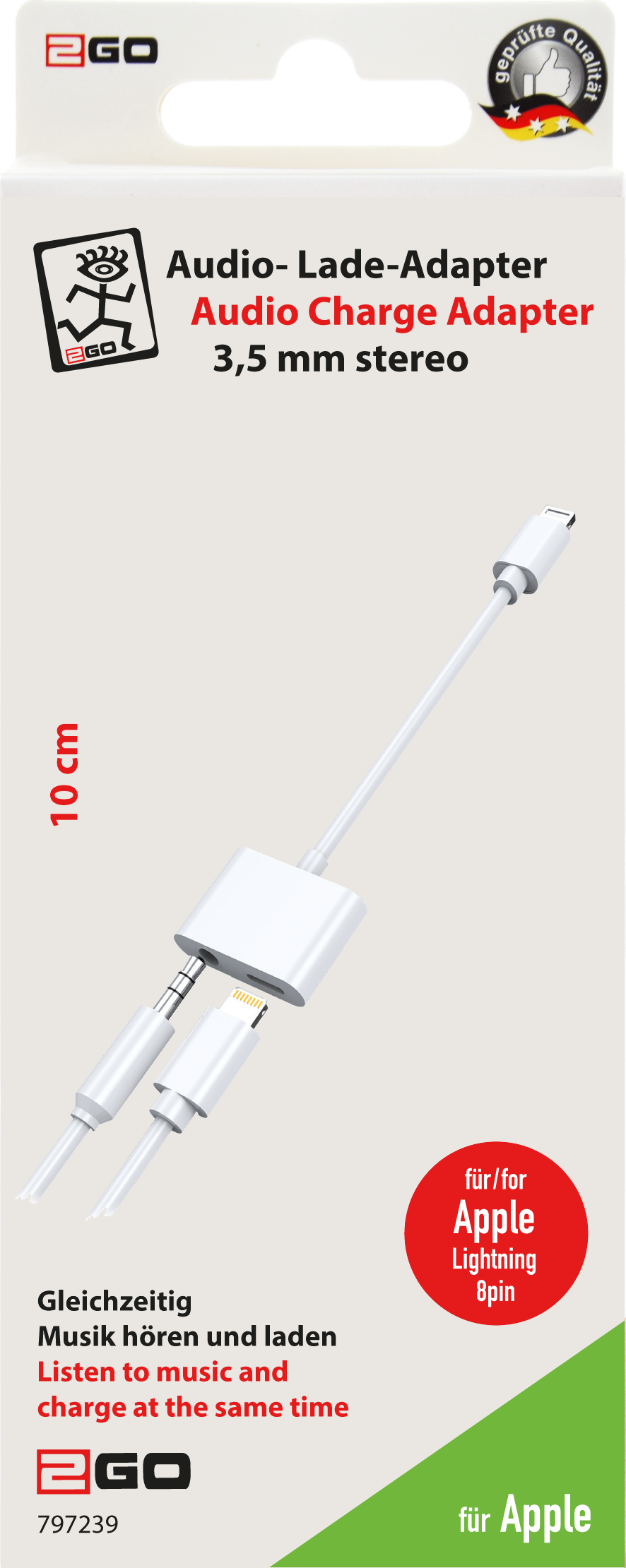 2GO 797239 0,1 m Lightning (797239)