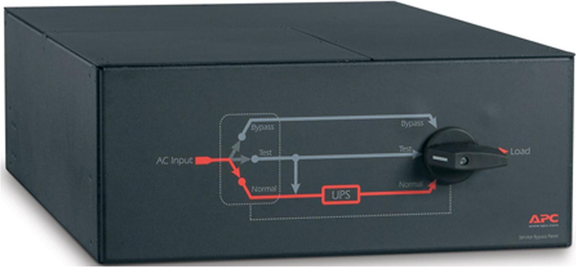 APC Service Bypass Panel SBP16KP 100 A 200/208/240 V Schwarz
