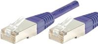 EXERTIS CONNECT Patchkabel S/FTP, PiMF, CAT.6, violett, 0,15 m