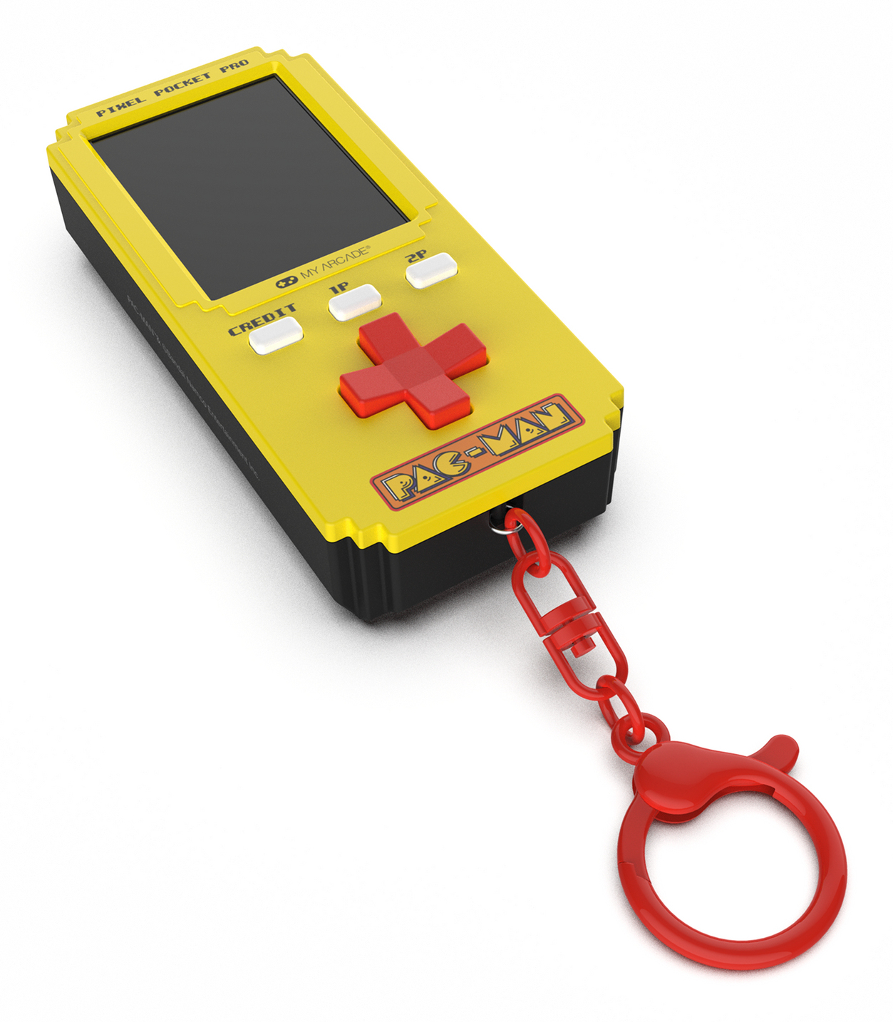 My Arcade Pixel Pocket Pro Pac-Man Handheld-Spielkonsole 2" Gelb, Schwarz