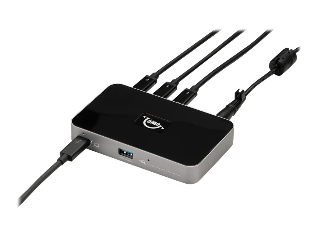 OWC Thunderbolt Hub 4 x Thunderbolt 4 Space-grau