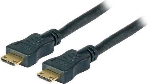 EFB-Elektronik HighSpeed HDMI+ Kabel w.Eth. C-C St-St 1,0m schwarz Hersteller: EFB Elektronik (K5429.1V2)