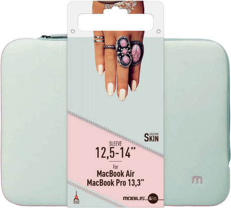 Mobilis 049005 Notebooktasche 35,6 cm (14" ) Schutzhülle Grau - Pink (049005)