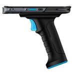 UNITECH EA520 gun grip for EA520 without boot case on. Compatible with charging (Pogo-Pin) and USB 1-slot cradle. (5500-900097G)