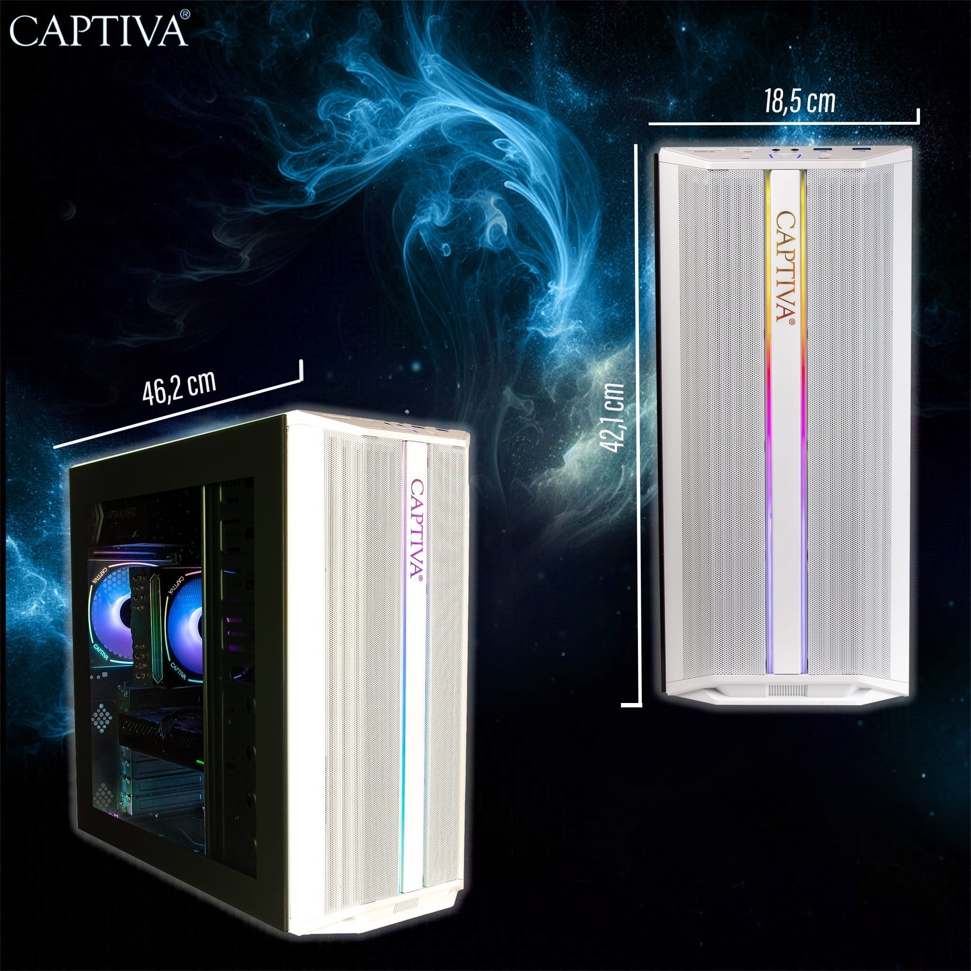 CAPTIVA Advanced Gaming I95-893 i5-14400F 16 GB RAM 1 TB SSD Weiß