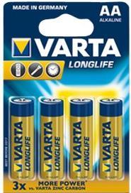 Varta Longlife Extra - Batterie 4 x AA-Typ Alkalisch (04106101414)