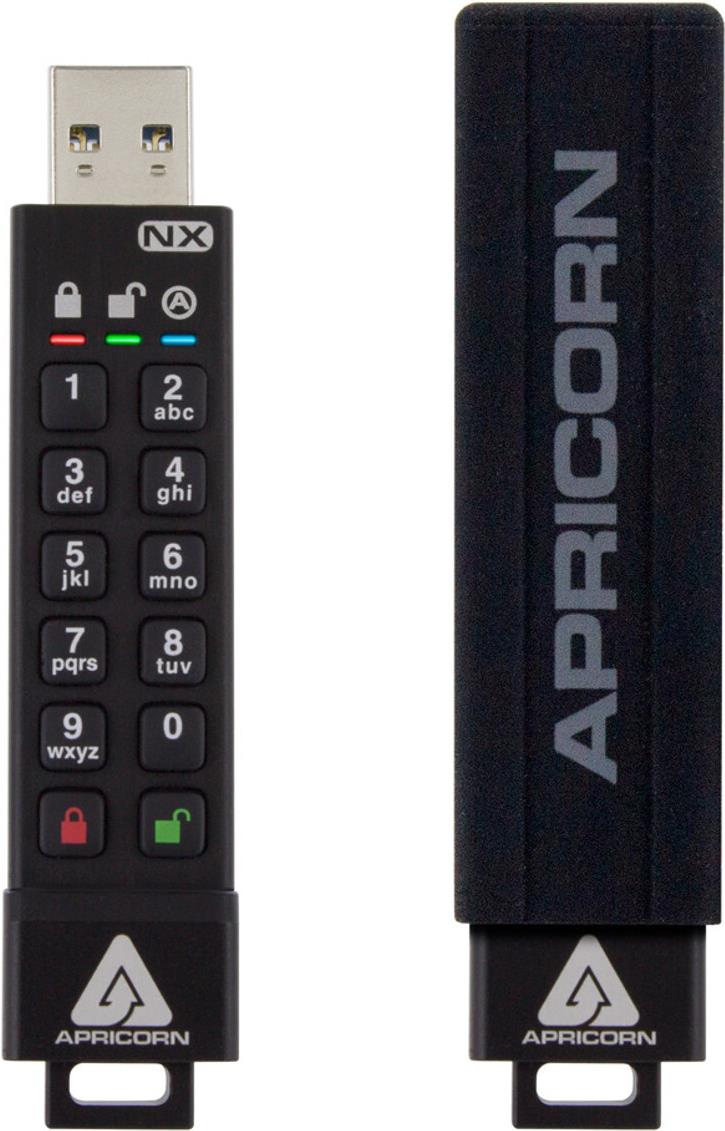 Apricorn Aegis Secure Key 3NX 256 GB USB 3.0 Schwarz