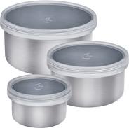 Lurch Vorratsdose 3 Stueck 0.4 l Silber (240885)