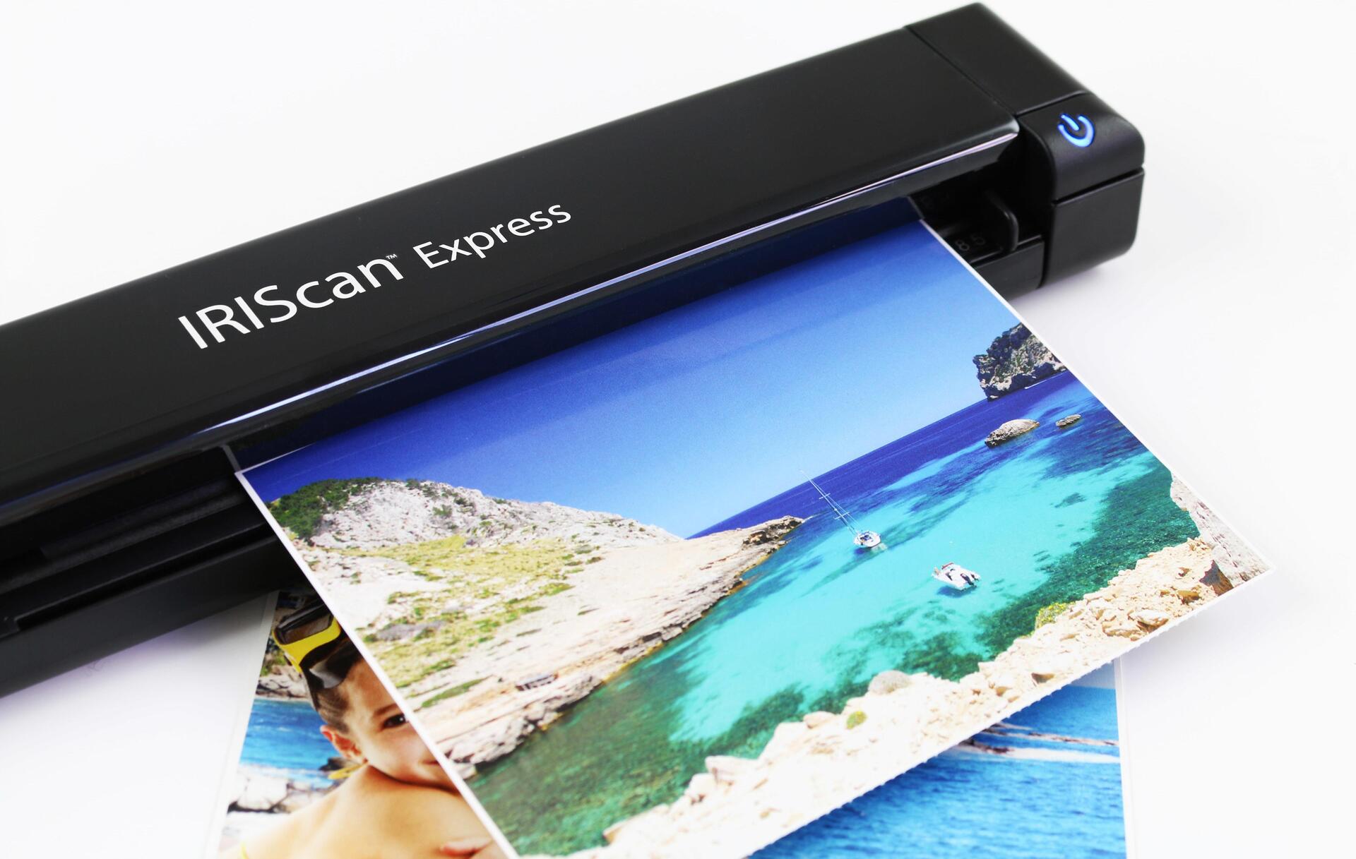 I.R.I.S. IRISCan Express 4 Mobiler Einzelblatt-Scanner USB Schwarz