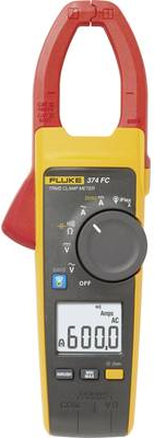 Fluke 374 FC Hand-Multimeter, Stromzange digital CAT III 1000 V, CAT IV 600 V Anzeige (Counts): 6000 (4696001)