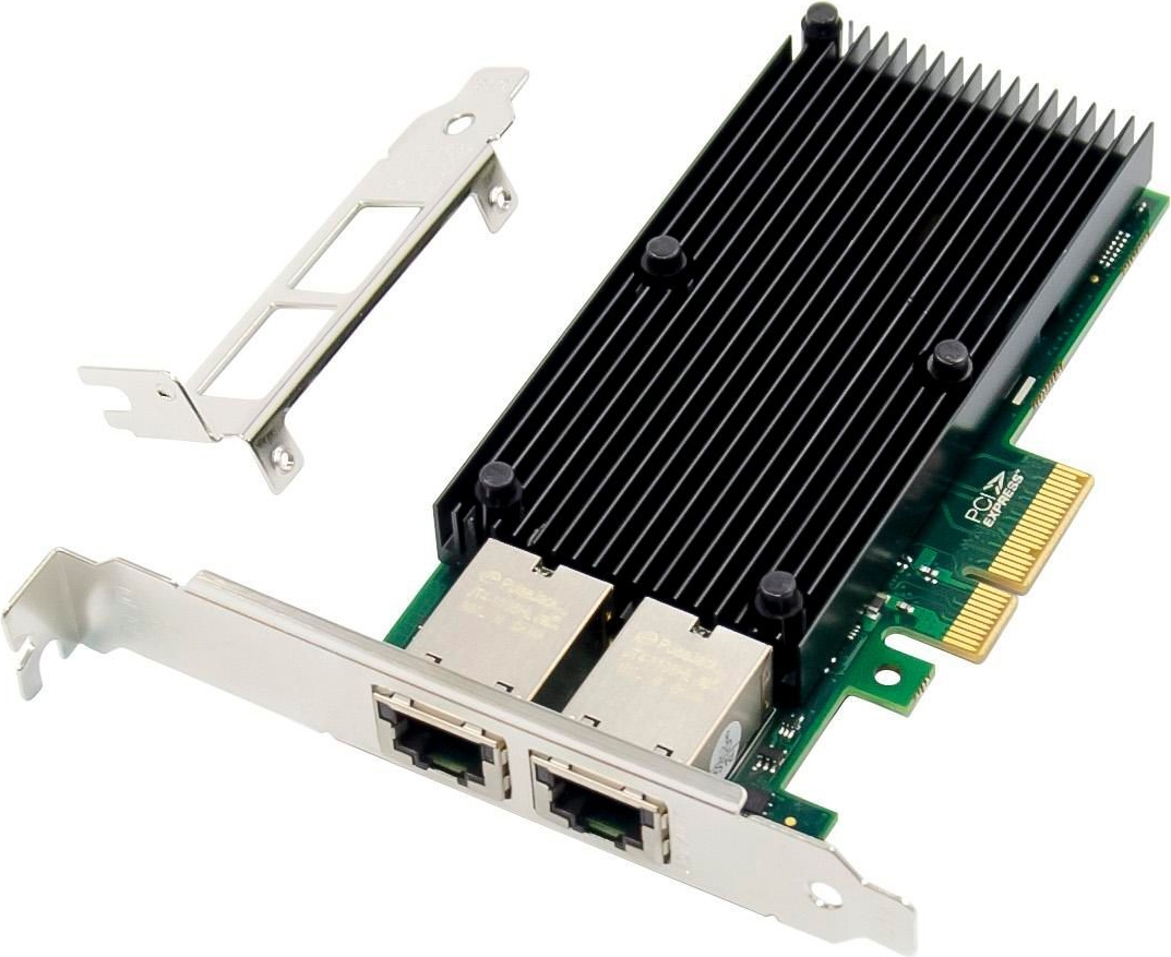 MicroConnect Network Card PCIe x4 X550-T2 Dual-10GbE (MC-PCIEX4-X550-T2-D)