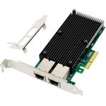MicroConnect Network Card PCIe x4 X550-T2 Dual-10GbE (MC-PCIEX4-X550-T2-D)