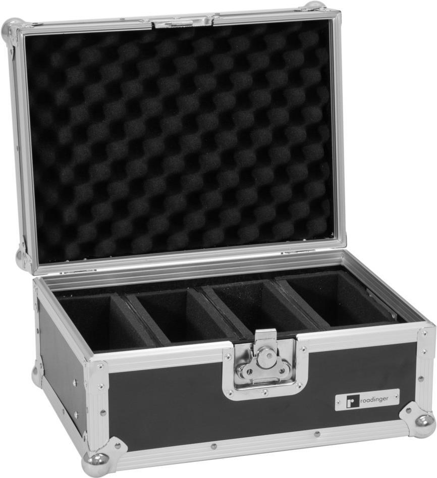 ROADINGER Flightcase EC-4AC 4x AKKU Flat Light Serie (31005057)