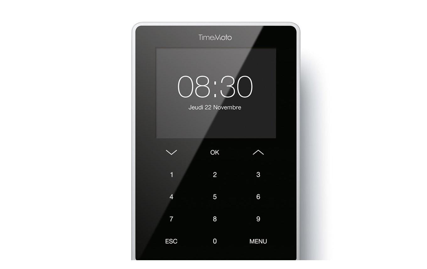 TimeMoto TM-818SC Zeiterfassungssystem Schwarz