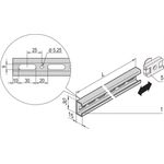 SCHROFF C-RAIL F.800W CABINET 650L 4X (22114457)