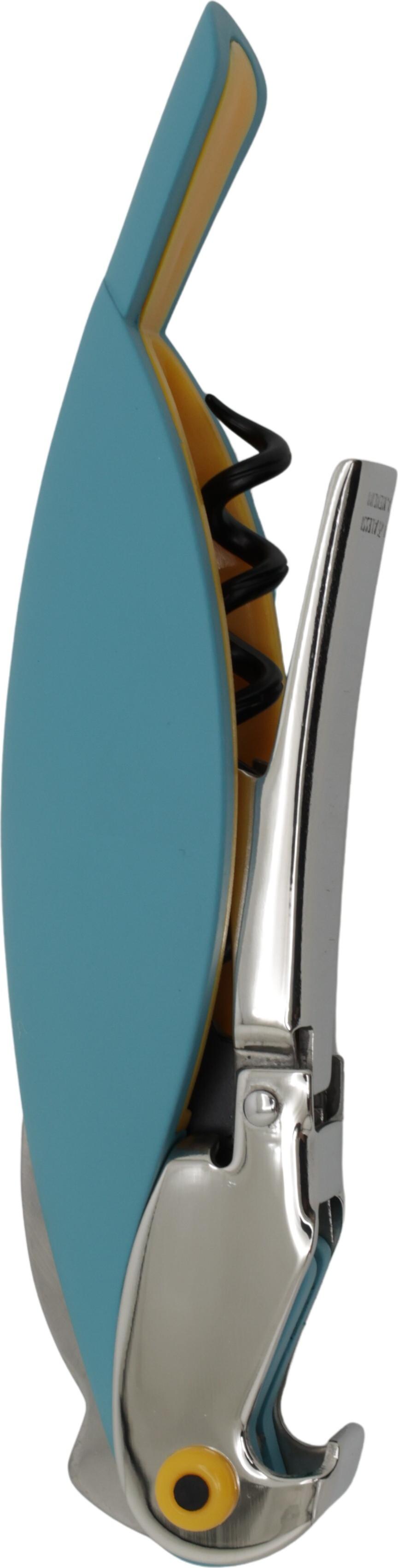 Alessi AAM32 AZ Korkenzieher Flügelkorkenzieher Blau - Edelstahl (AAM32 AZ)