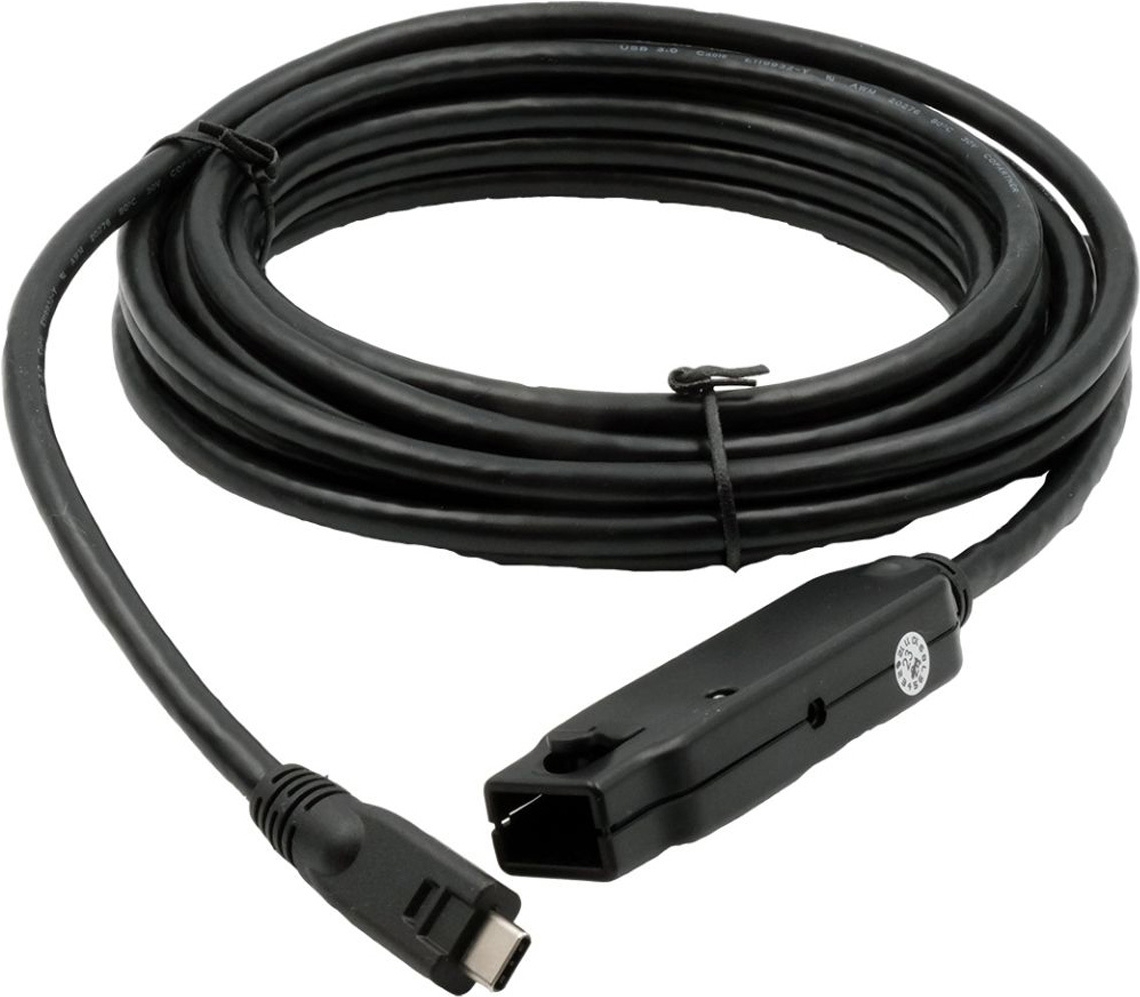 EXSYS GmbH Aktives USB-C Verlängerungskabel USB 3.2 Gen 2x1, 5 m (EX-1408)
