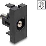 Delock Easy 45 Modul Cinch Buchse zu weiß schwarz (90958)