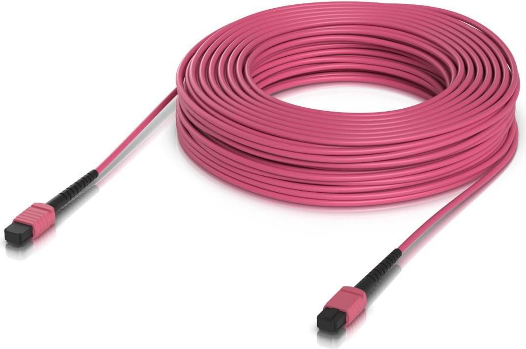 Ubiquiti Indoor OM4 multi-mode fiber B UPC connectors designed for 100G applications. 30M (UACC-OFC-MA-MPMP-30M)