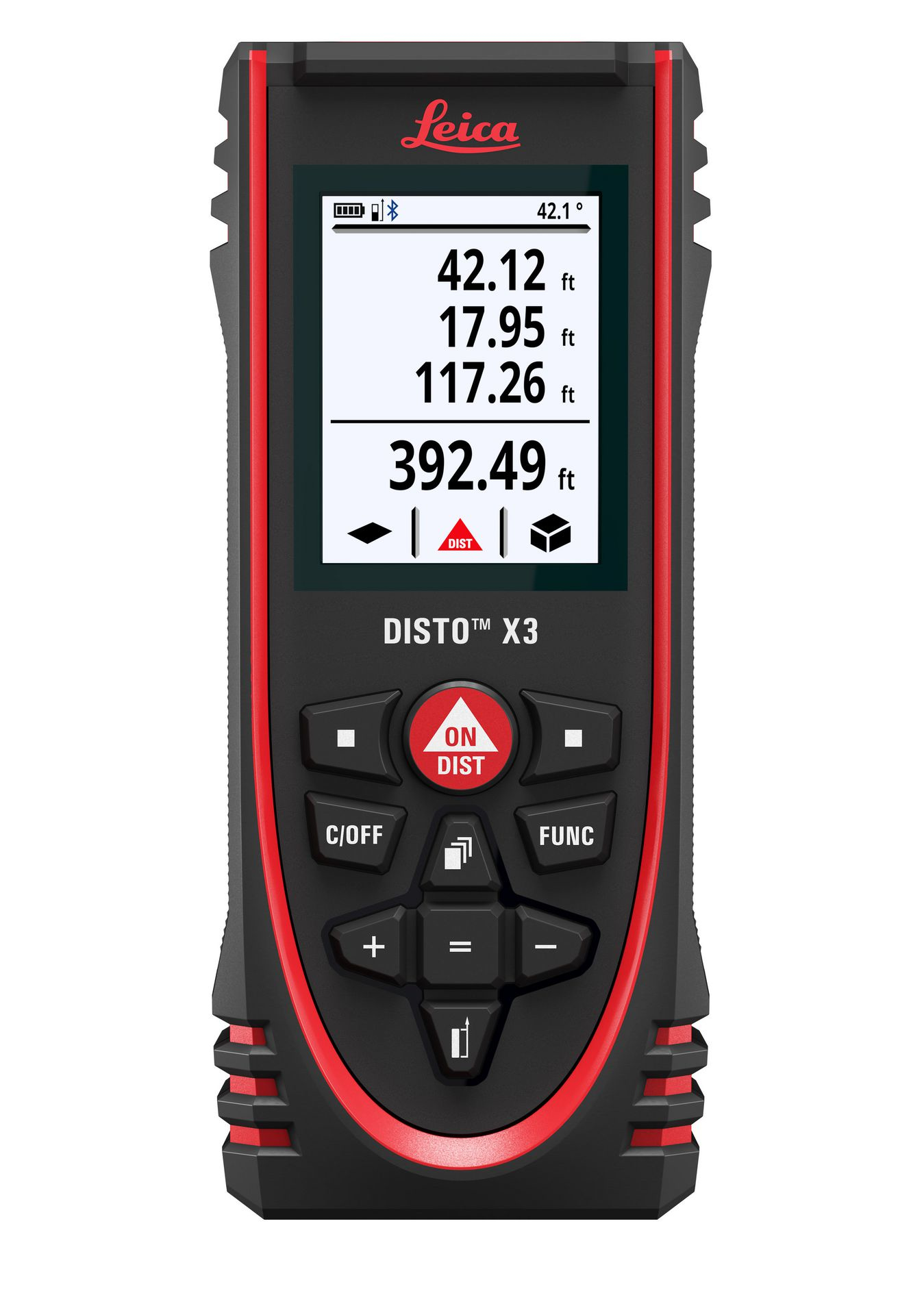Leica DISTO X3 Laser-Distanzmessgerät 150 m Schwarz