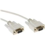 ACT Serial printercable 9-pin D-sub female - 9-pin D-sub female 3 m 3m 9-pin D-sub female 9 pin D-sub female Elfenbein Serien-Kabel (AK7323)