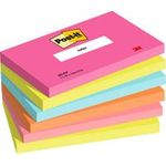 Post-it Haftnotizen Notes, 127 x 76 mm, Poptimistic Poptimistic Collection, sortiert in den Farben: powerpink, - 1 Stück (655-6-POP)