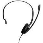 Sennheiser PC 7 USB. Produkttyp: Kopfhörer. Übertragungstechnik: Verkabelt. Empfohlene Nutzung: Büro/Callcenter. Kopfhörerfrequenz: 42 - 17000 Hz. Aktive Geräuschunterdrückung. Kabellänge: 2 m. Gewicht: 62 g. Produktfarbe: Schwarz (1000431)