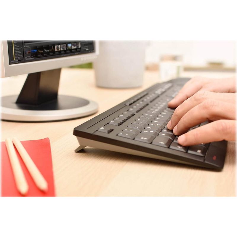 CHERRY STREAM DESKTOP Tastatur-und-Maus-Set JD-8500DE-2 kabellos