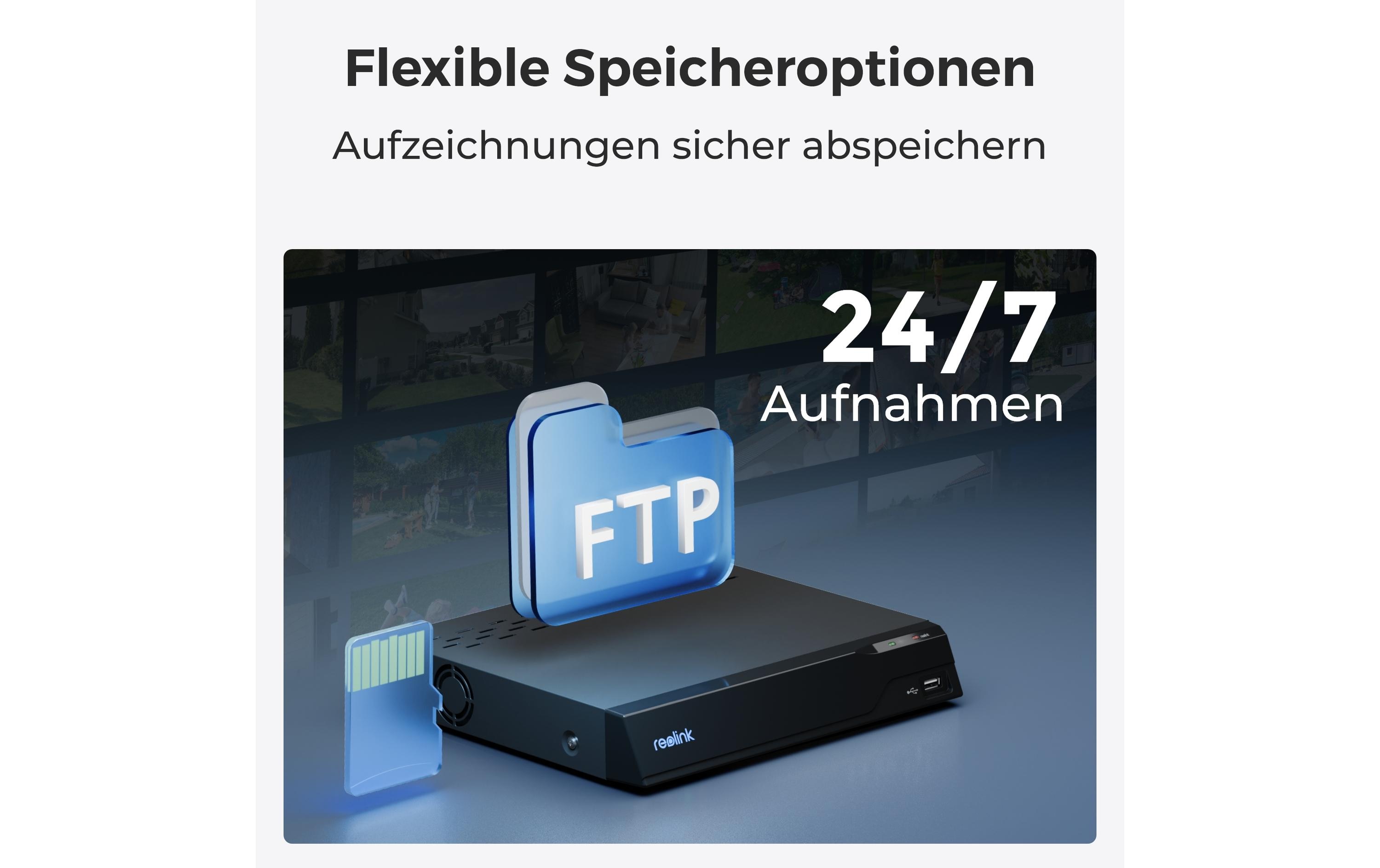 Reolink P430 Bullet IP-Sicherheitskamera 3840 x 2160 Pixel Weiß