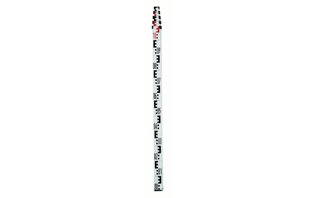 Laserliner Teleskop-Nivellierlatte 080.43 500 cm Aluminium Schwarz, Weiß