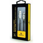 Gembird CC-USB2R-AMMBM-2M USB Kabel USB 2.0 Micro-USB B USB A Schwarz (CC-USB2R-AMmBM-2M)