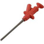 Voltcraft MSK-122 rot Sicherheits-Klemmprüfspitze Steckanschluss 4 mm CAT II 1000 V (VC-17155665)