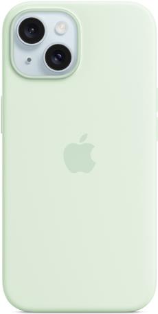 Apple iPhone 15 Sil Case MagS Soft Mint (MWNC3ZM/A)