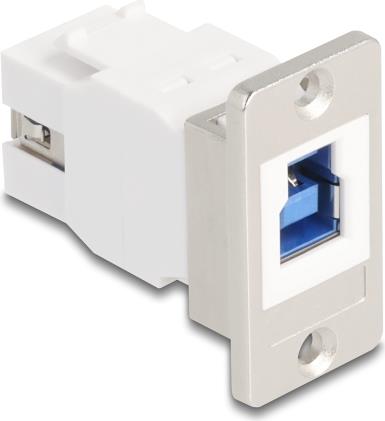 Delock Panel Mount USB 5 Gbps Typ-B Buchse zu Typ-A konisch (67337)