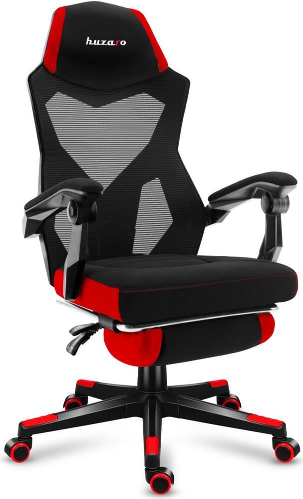 Huzaro Combat 3.0 Gaming-Sessel Netz-Sitz Schwarz - Rot (HZ-Combat 3.0 Red)