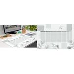 sigel Papier-Schreibunterlage "Weekly Planner Nature" 595 x 410 mm, 30 Blatt, 80 g/qm, geleimt, mit undatiertem - 1 Stück (HO590)