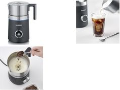 Severin Spuma 700 Plus Automatische Milchaufschäumer Schwarz - Edelstahl (SM3587) (geöffnet)