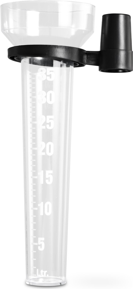 Hama Regenmesser, analog, mit Halter, Transparent (00185863)