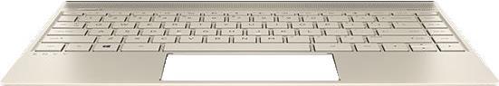 HP 928503-041 Notebook-Ersatzteil Gehäuse-Unterteil+Tastatur (928503-041)