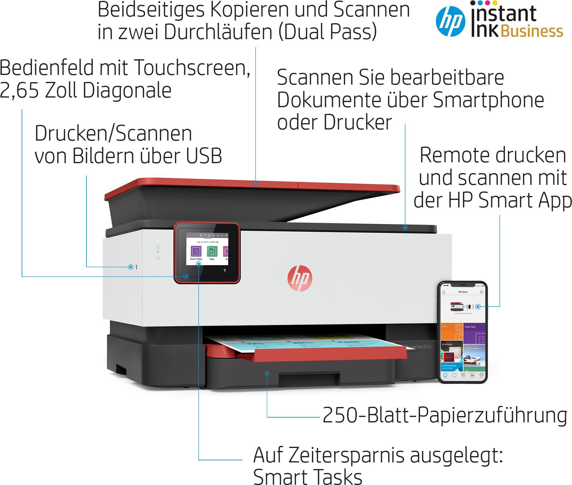 HP Officejet Pro 9016 All-in-One (3UK86B#BHC)