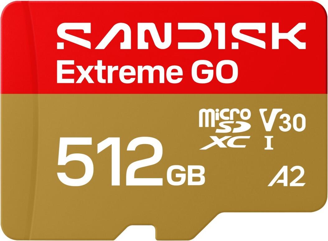 SanDisk Extreme GO microSDXC 512 GB UHS-I Speicherkarte 240 MB/s Lesen